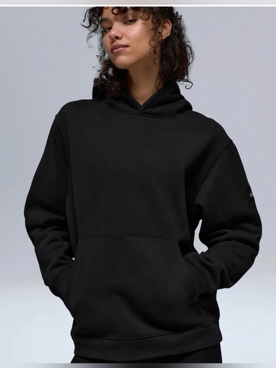 ALO Yoga Tops - Alo Yoga Renown Heavy Weight Hoodie in Black